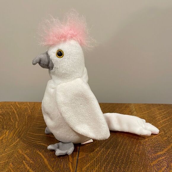 Kuku the Cockatoo (RETIRED) 1998 Ty Beanie Baby Good Condition 7.5” tall - Picture 2 of 6